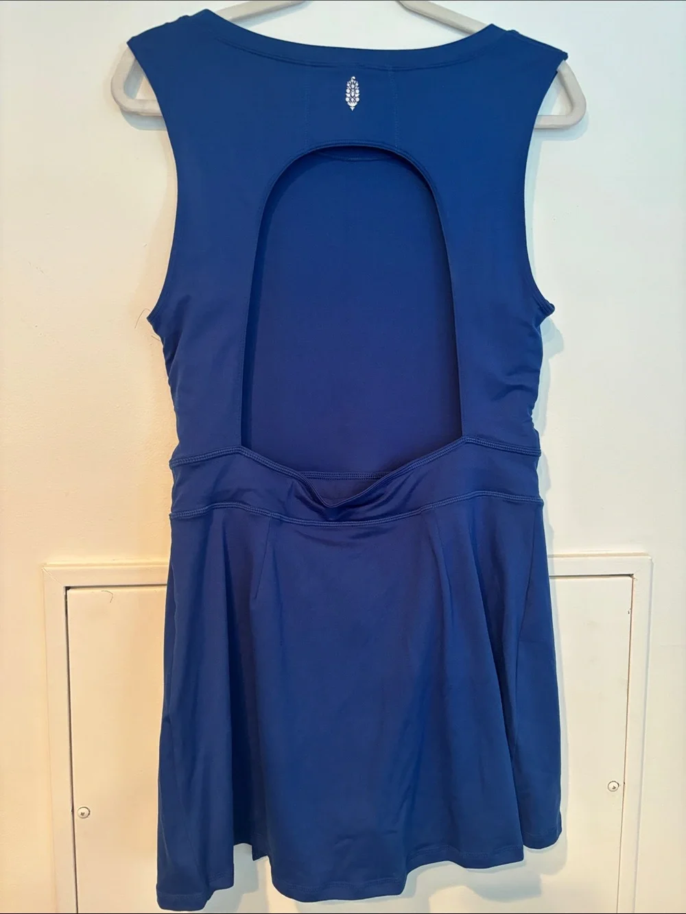 NWOT Free People Movement Women's Royal Blue Easy Does It Dress in size Large